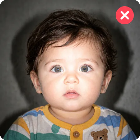DON'T use the camera flash
