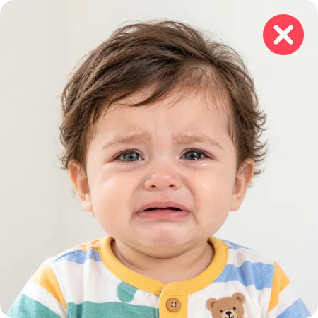 DON'T capture when baby is crying